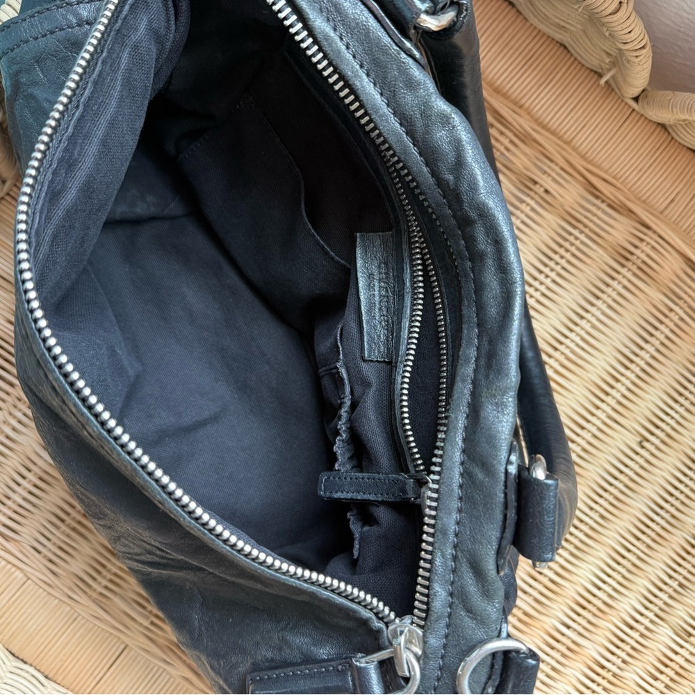 Givenchy Pandora Black Leather Tote with Silver Accents - Picture 4 of 4